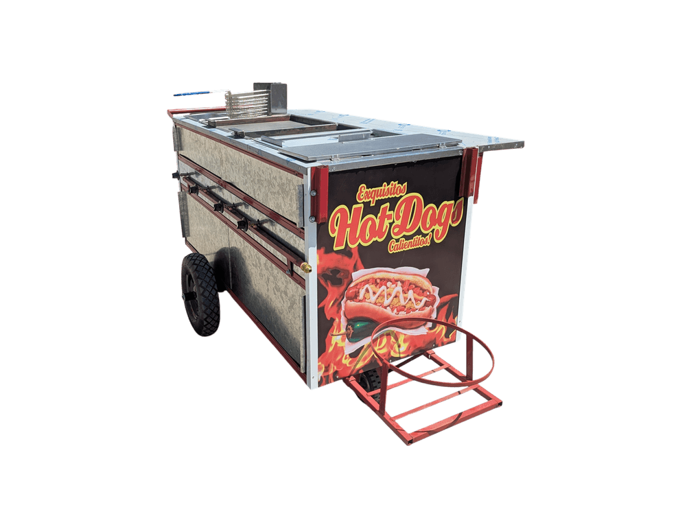 CARRITO PARA HOT DOGS DOBLE COMAL 2