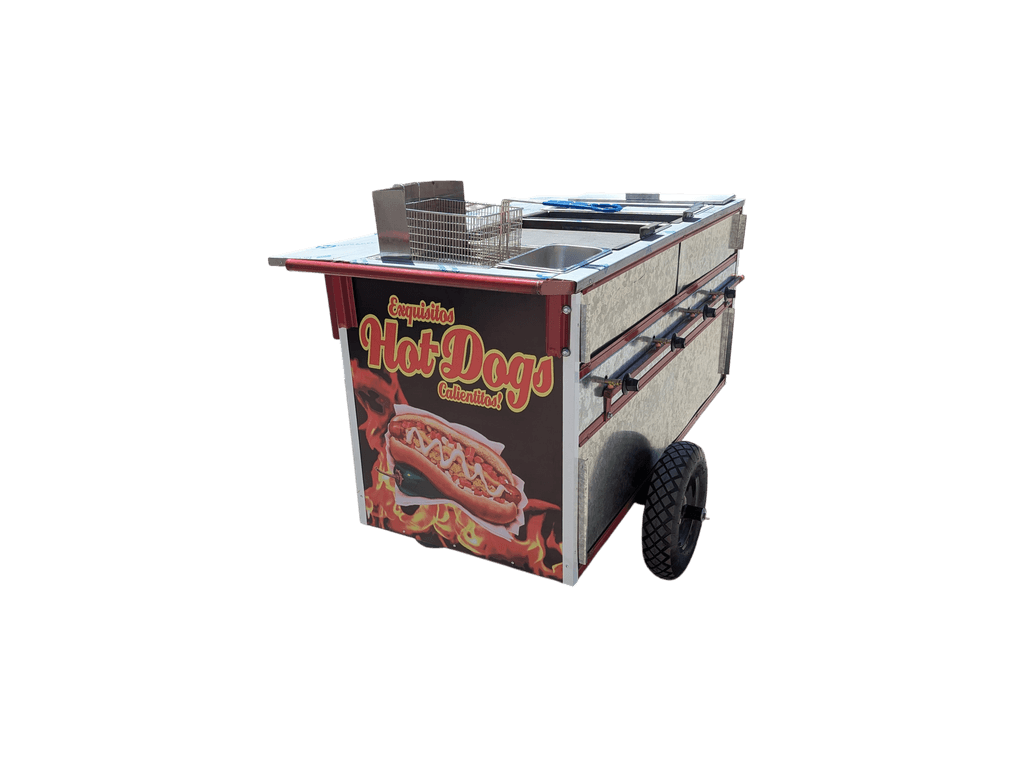 CARRITO PARA HOT DOGS DOBLE COMAL 4