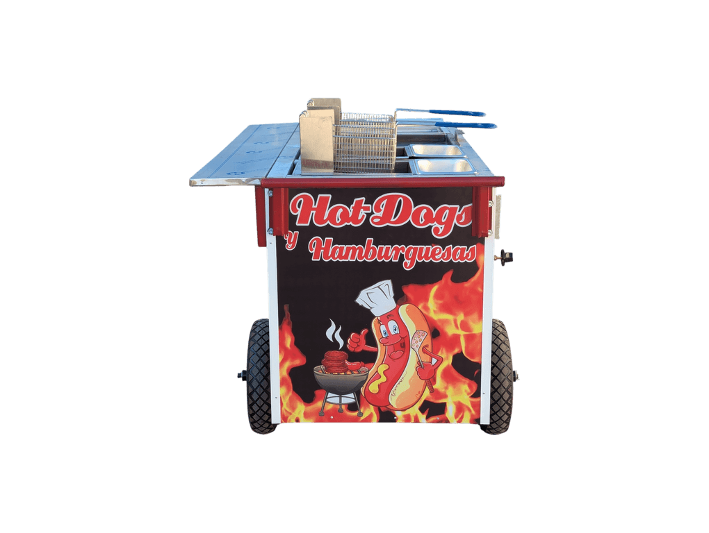 CARRITO PARA HOT DOGS DOBLE FREIDORA 4