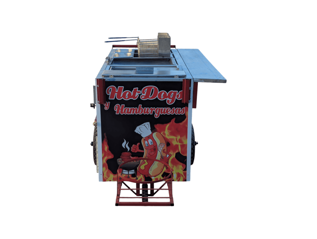 CARRITO PARA HOT DOGS DOBLE FREIDORA 5