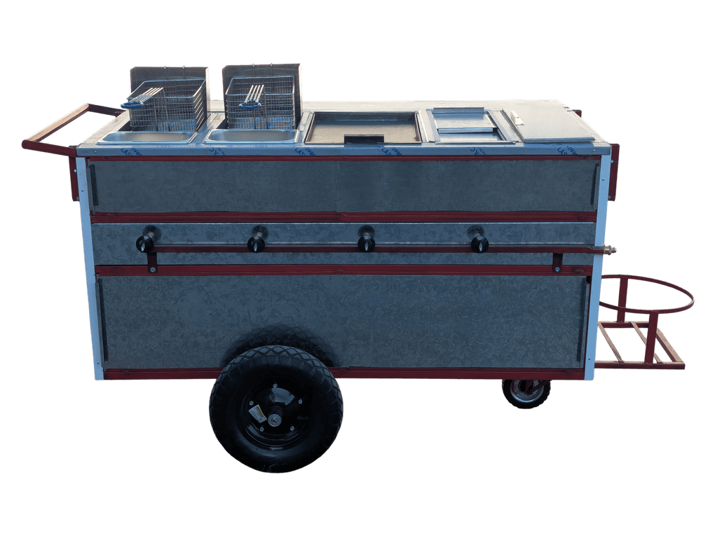 CARRITO PARA HOT DOGS DOBLE FREIDORA 6